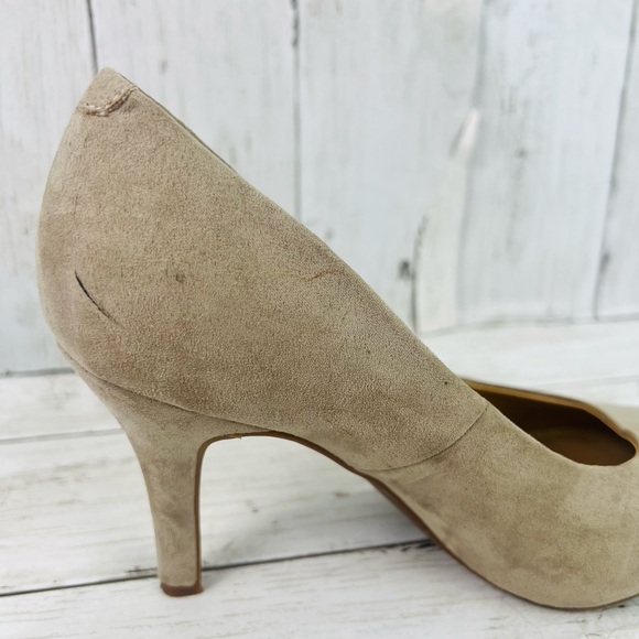 Kelly & katie Isabel Faux Suede Round Toe Size 6.5 M Women's Heel Shoes Tapue - Picture 11 of 12